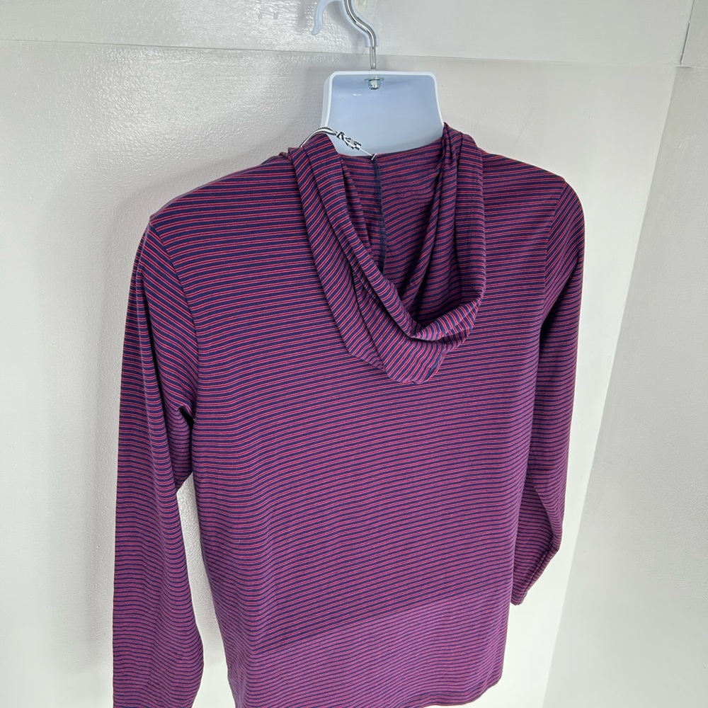 Vineyard Vines NWT Edgartown Jersey Hooded Polo Shirt Boys XL Stripes Preppy $42 - Picture 10 of 12